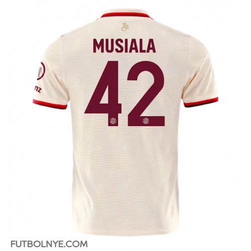 Camiseta Bayern Munich Jamal Musiala #42 Tercera Equipación 2024-25 manga corta